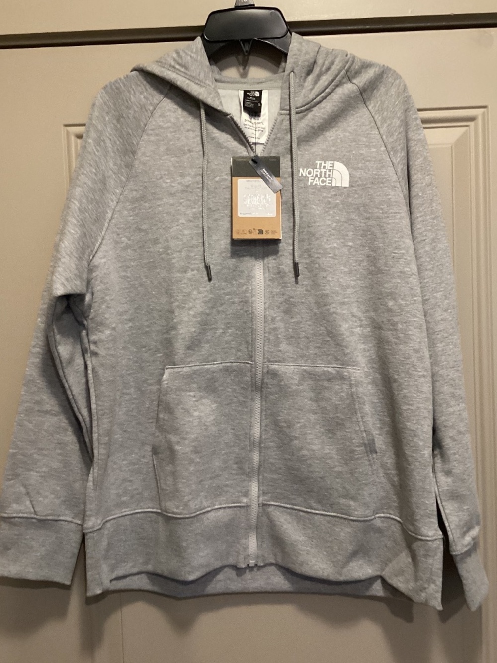 The North Face Women’s Half Dome Full Zip Hoodie/Parka Gray, size XL